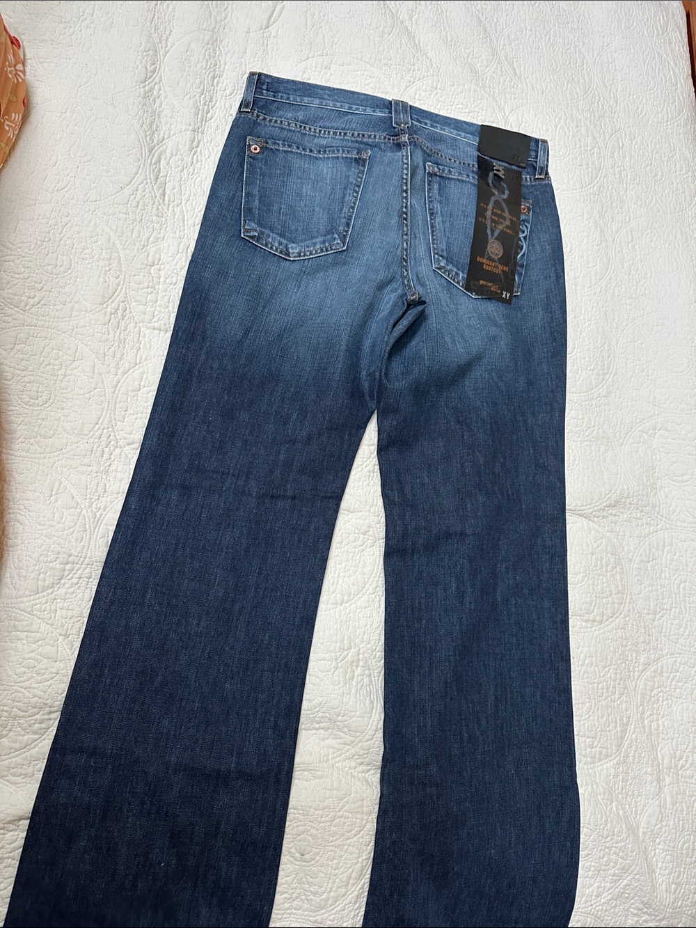 Genetic Denim Men's Bootcut Jeans in Dark Wash Blue